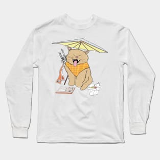 Samurai Cat Long Sleeve T-Shirt